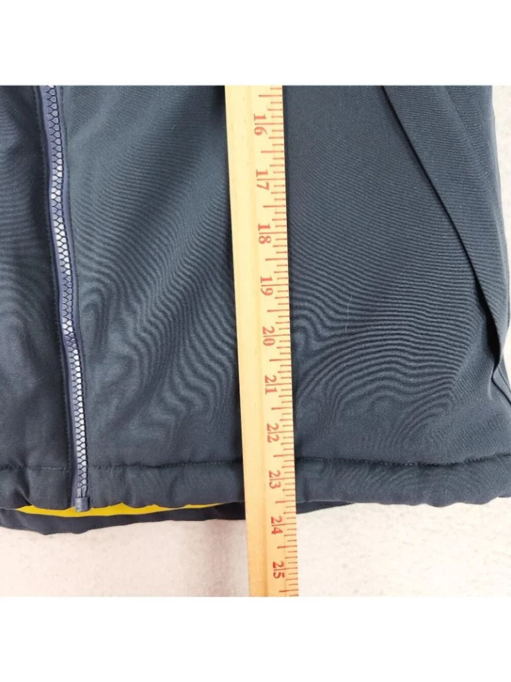 LL Bean Jacket Kids 10-12 Blue Insulated Softshell Fleece Lined TEK Winter Ski